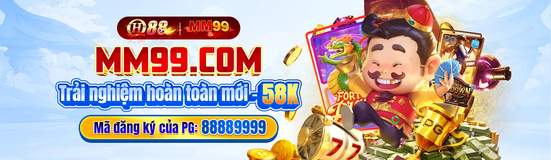Hình ảnh chính pg99 chính thức: Nền tảng giải trí 2024
